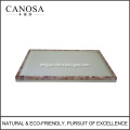 Hotel Resin Amenity Tray with Pink Shell